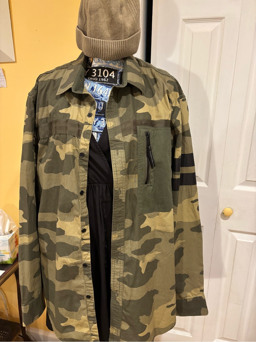 Sean John-Utility Shirt/Jacket-Camo